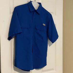Real Tree Fishing Shirt       Blue Size Small